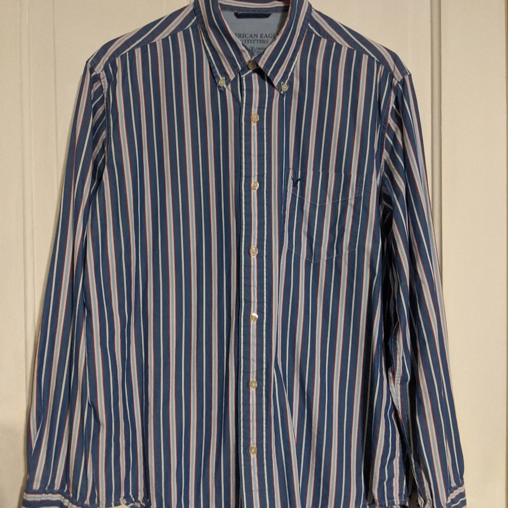 American Eagle striped button down